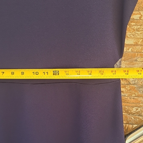 Isaac Mizrahi Navy Blue Ruffle Mini Dress - Picture 4 of 7